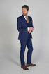 Alex: Navy Check 3-Pc Suit