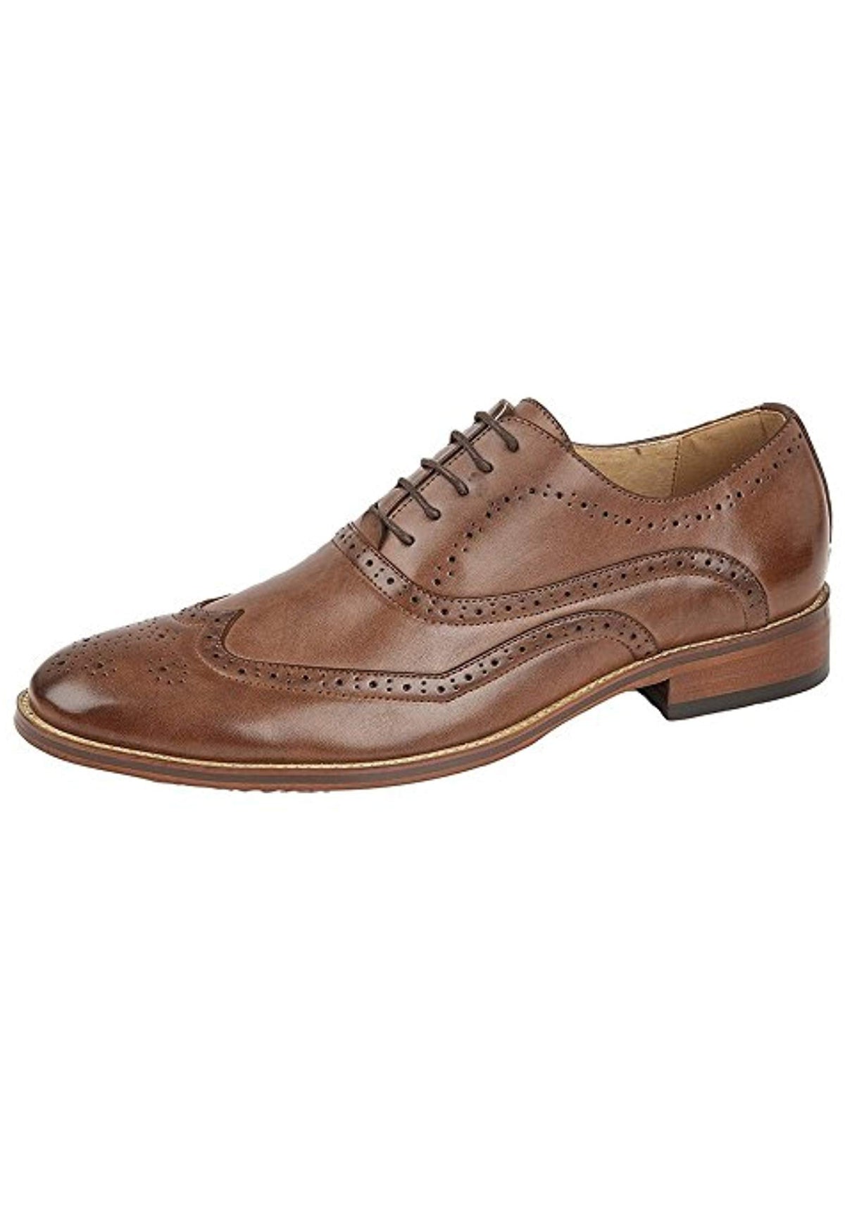 Goor: Boys Tan Brogue Shoes