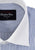 Bencullagh: Navy Stripe & White Collar Slim Fit Shirt