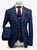 Carnegie: Blue Tweed 3-Pc Suit