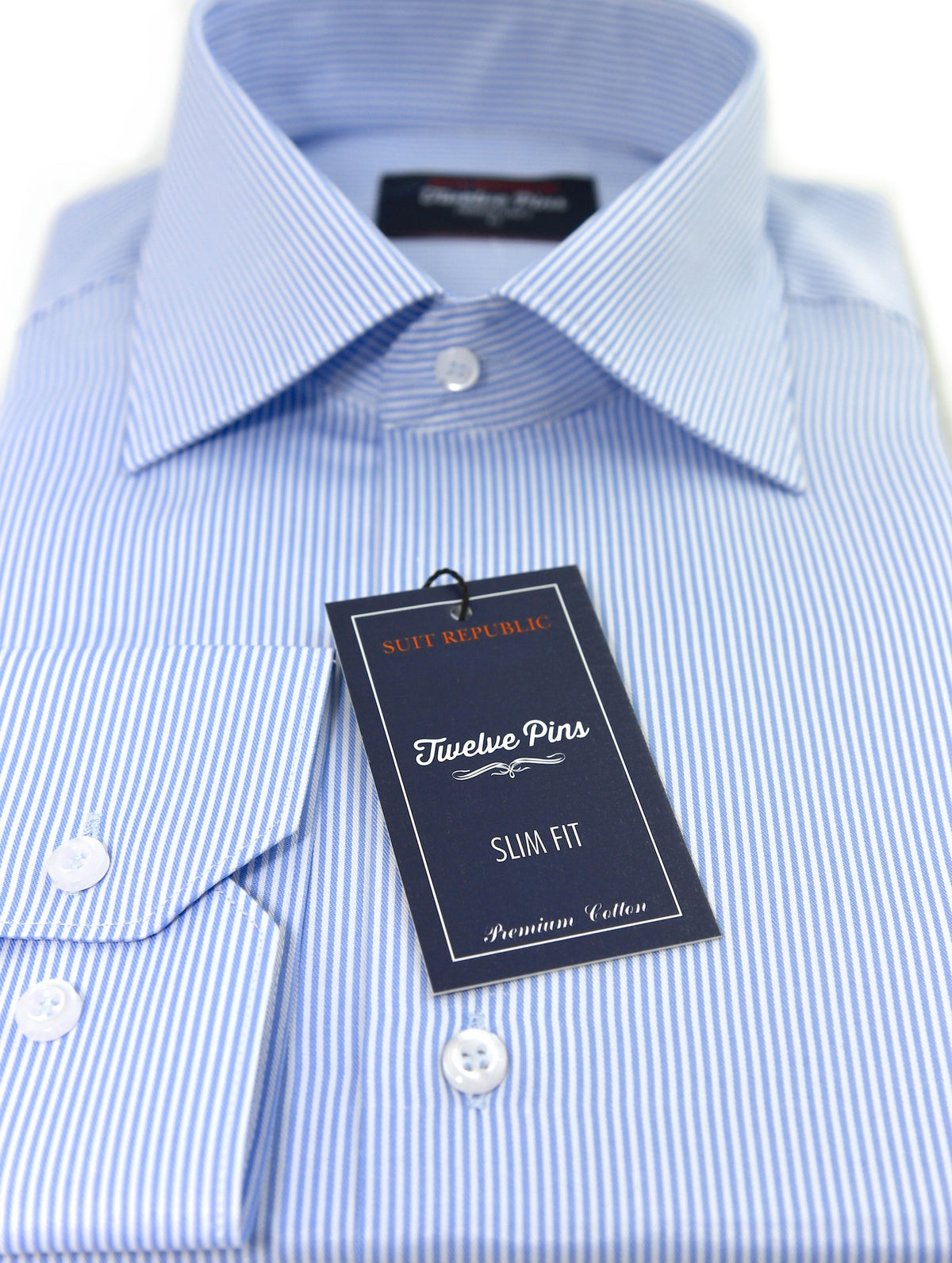 Benfree: Light Blue Stripe Shirt