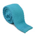 Aqua Knitted Tie