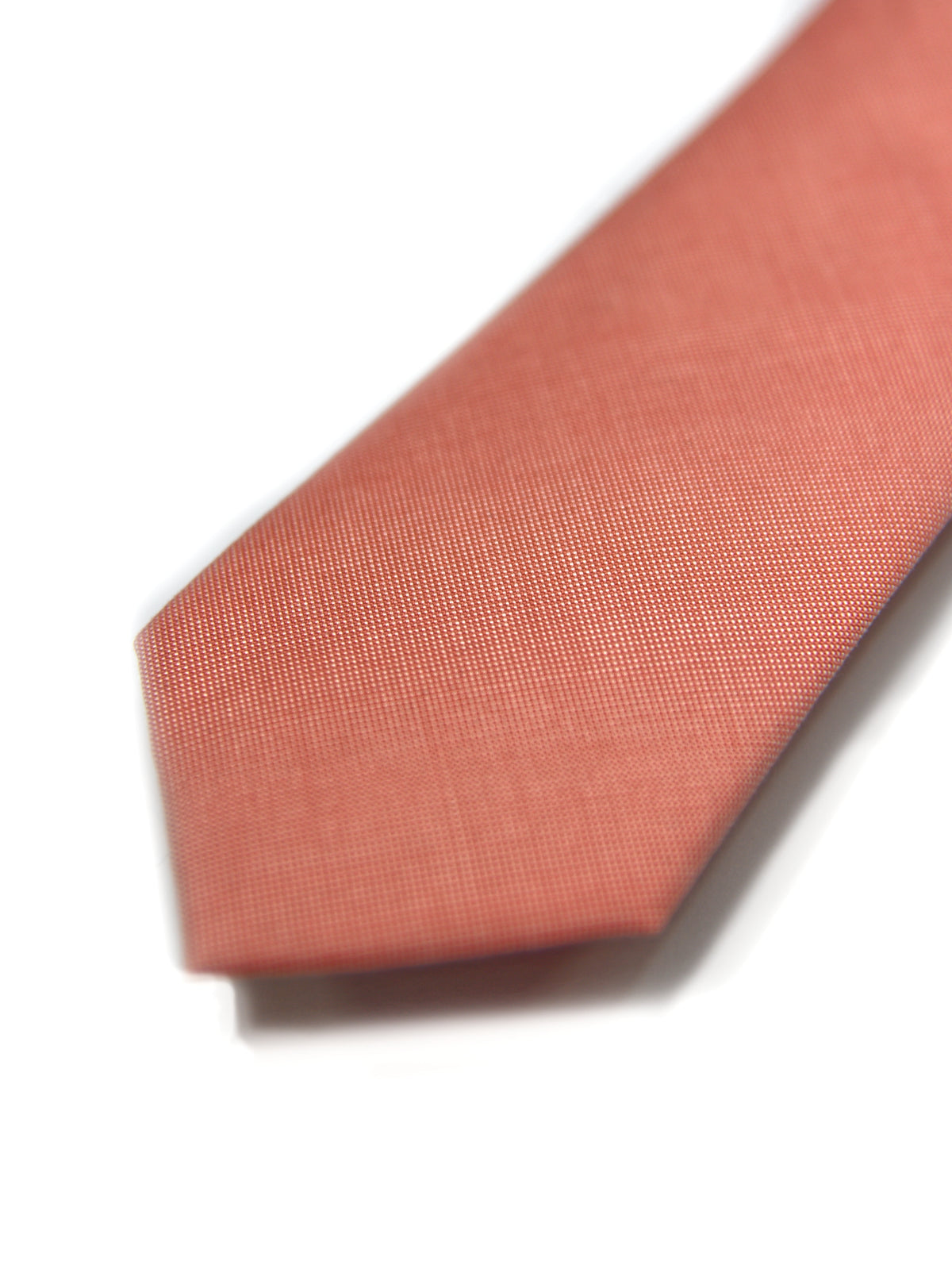 Dusty Pink Cotton Tie & Pocket Square Set