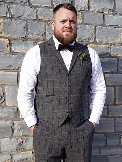 Albert: Grey Tweed Waistcoat