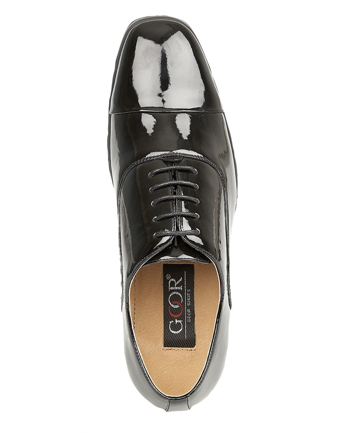 Goor: Black Patent Shoes