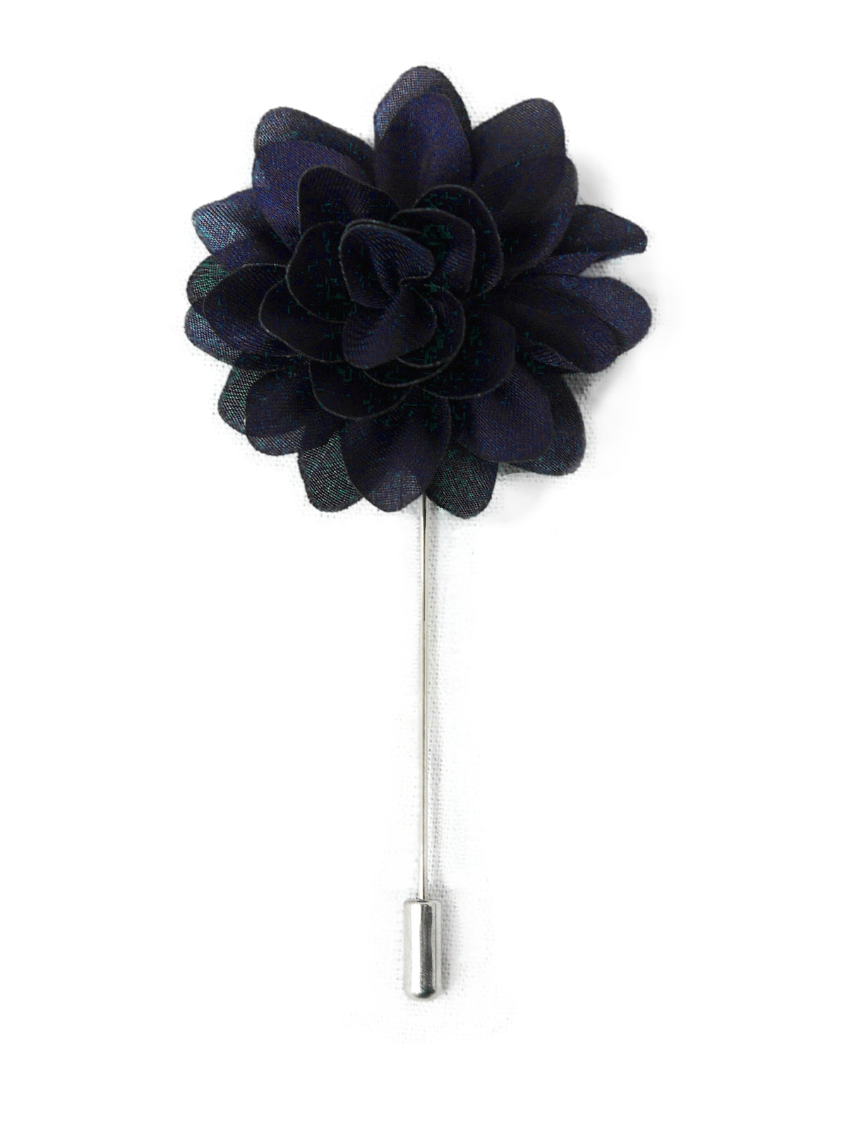 Navy Lapel Flower