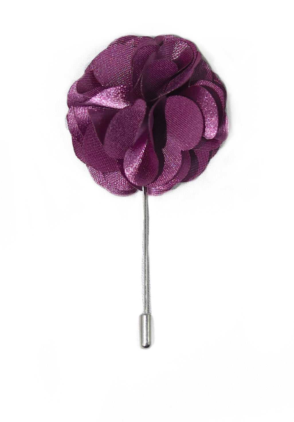 Plum Lapel Flower