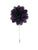 Deep Purple Lapel Flower